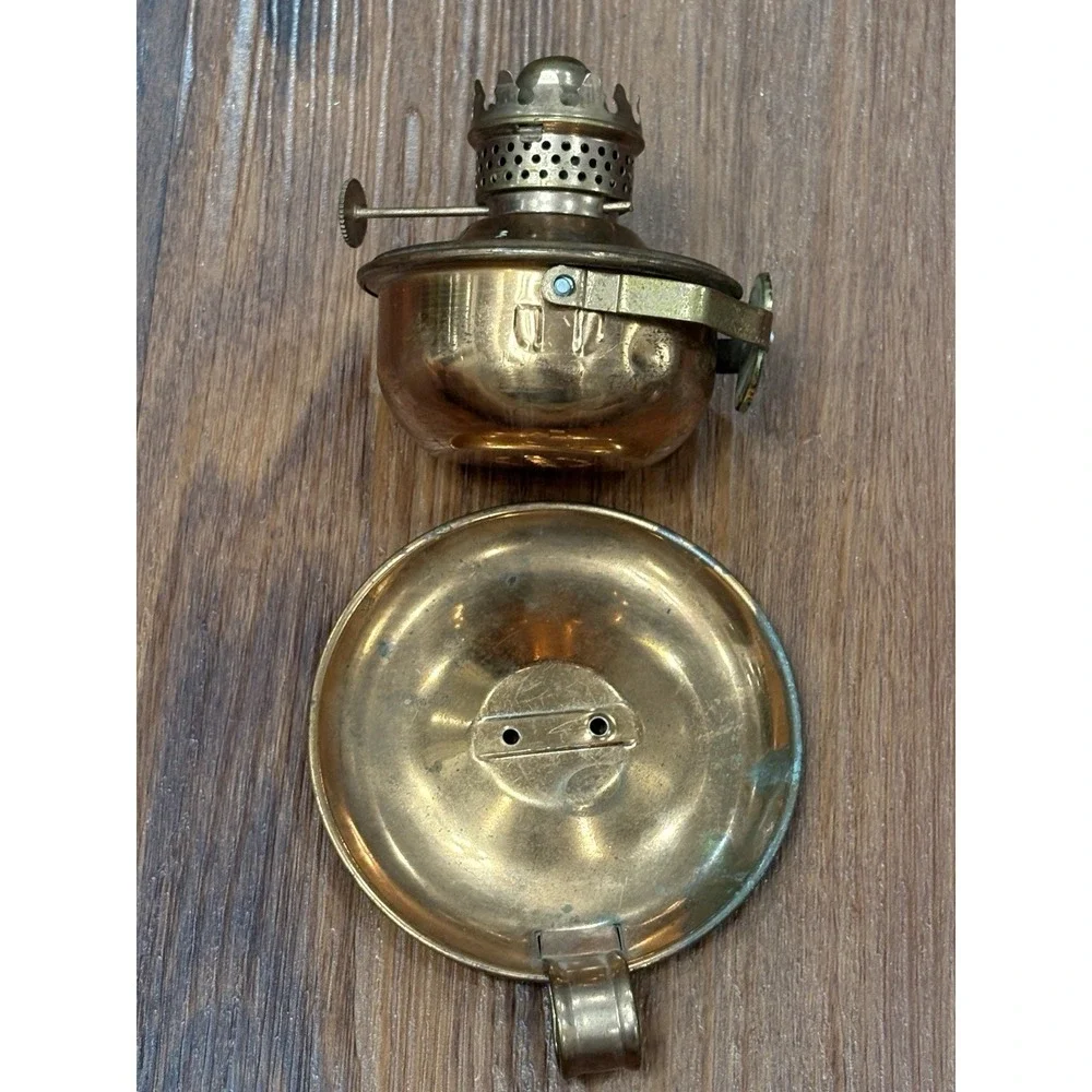 Vintage Stellar Kerosene Oil Copper Wick Lamp Walking Light Hong Kong 2Set READ!